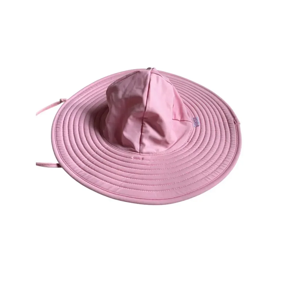 RuffleButts Swim Hat (Pink) - 3T - 5